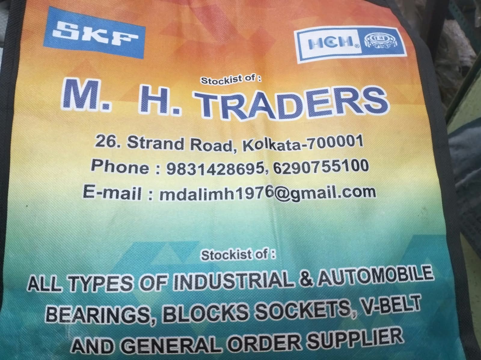 M. H. Traders company pamphlet for bearings and industrial products