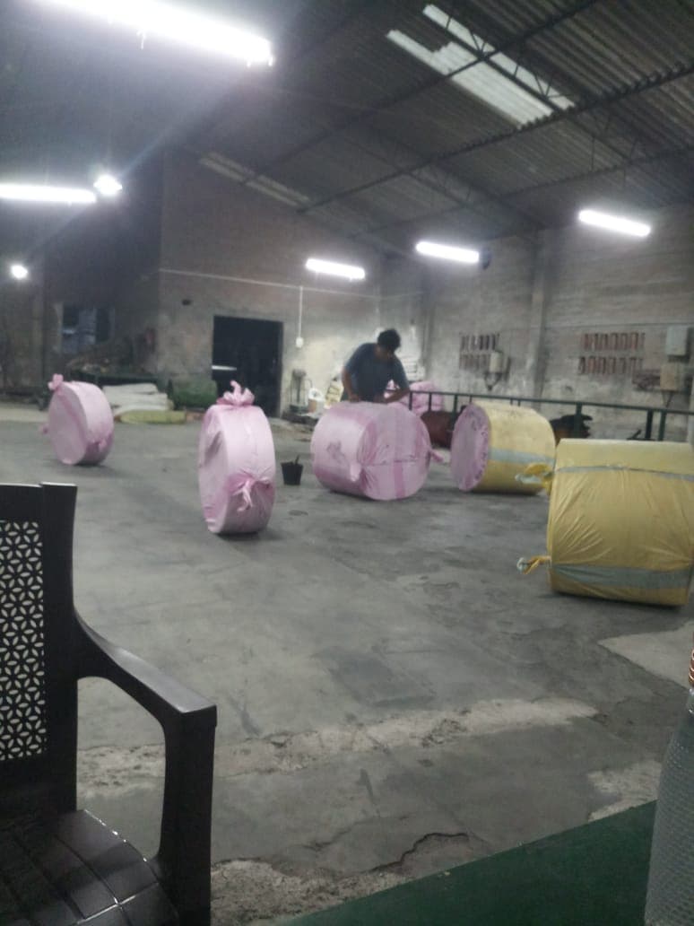 Conveyor belting handled at the manufacturing/plant end