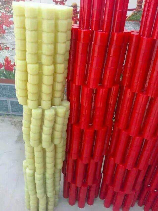Polyurethane coupling spider inserts stacked in stock